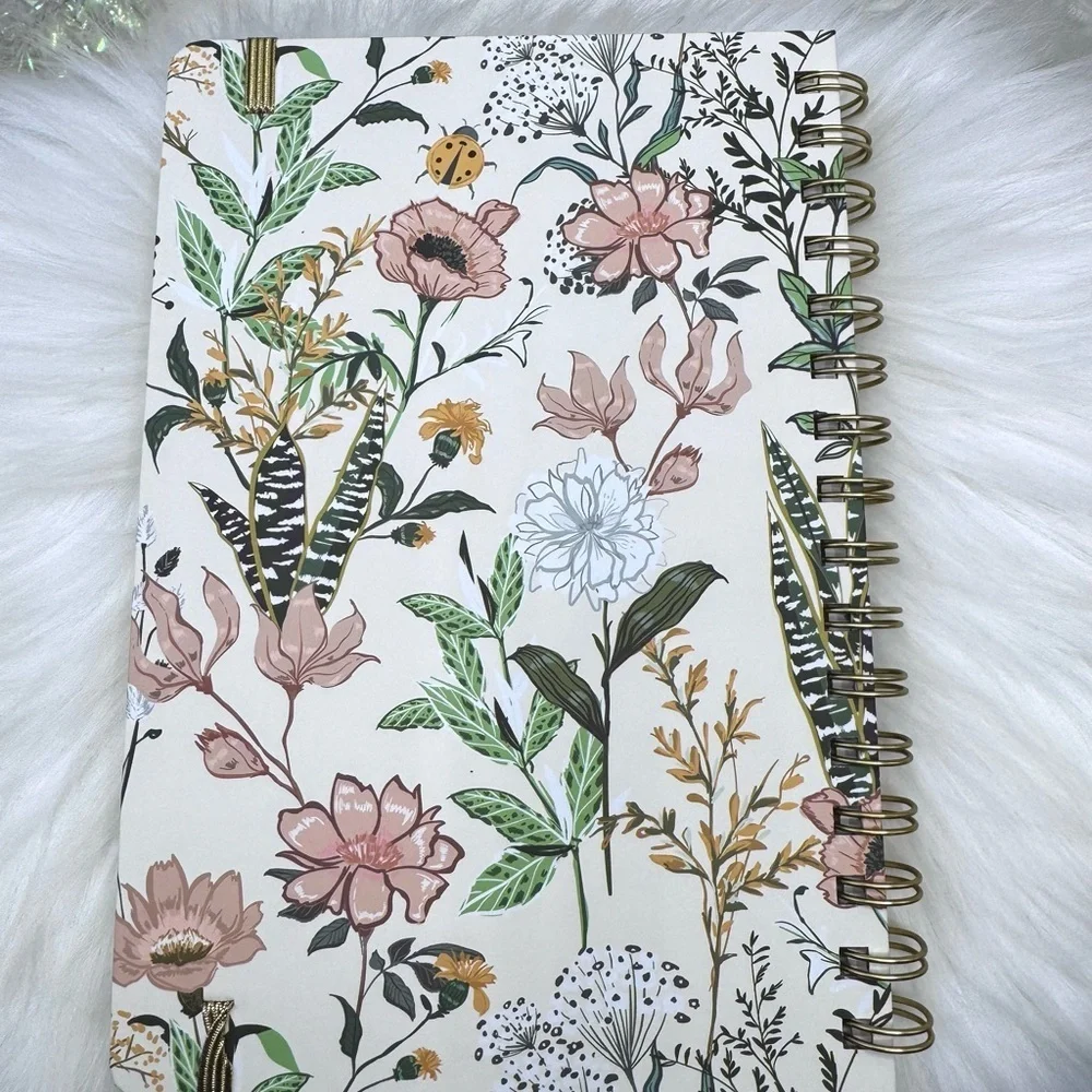 Floral Spiral Notebook and Notepad Set